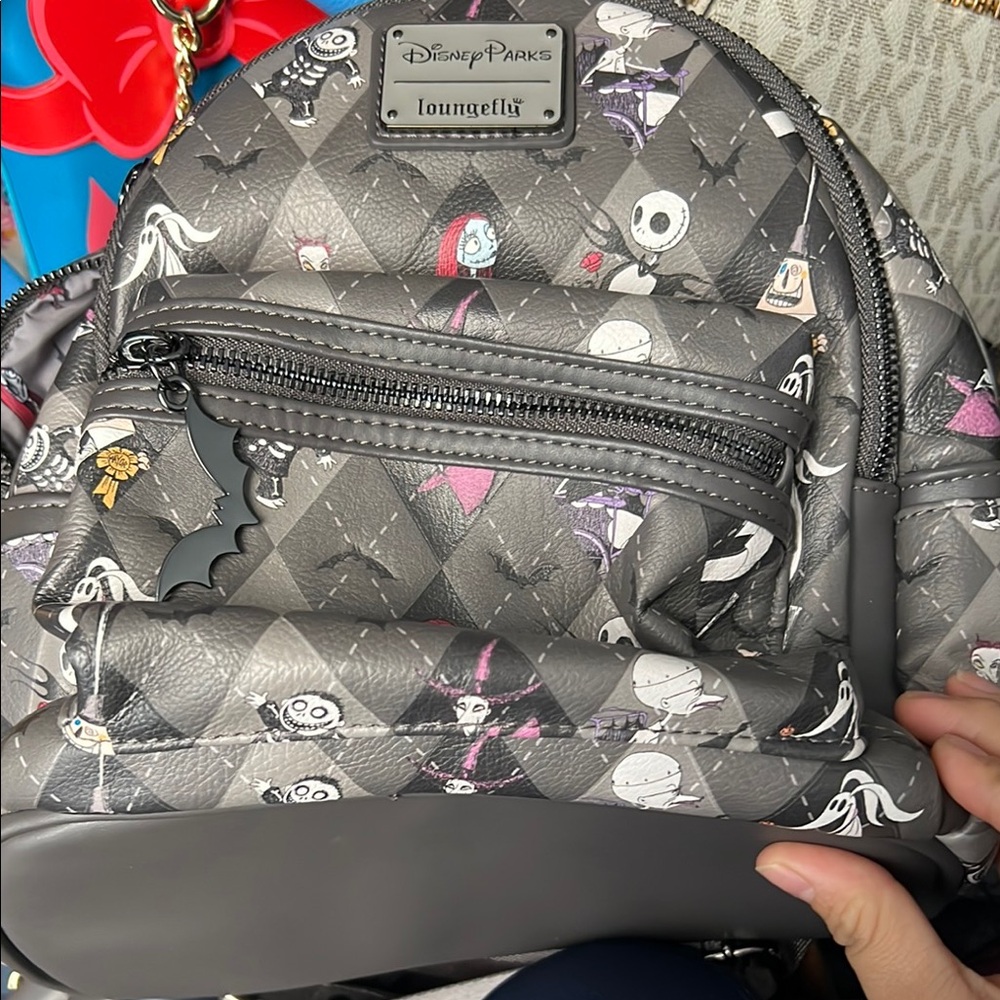Loungefly Disney Parks Gray Backpack